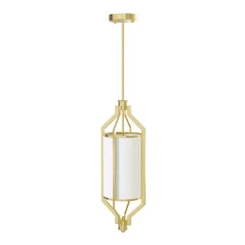 Open Design Zundo Old Gold 20 krémfehér-arany függesztett lámpa (OR-OR85860) E27 1 izzós IP20