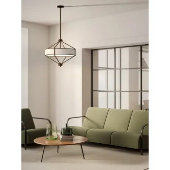 Open Design Zundo Old Gold 60 krémfehér-arany függesztett lámpa (OR-OR85839) E27 4 izzós IP20