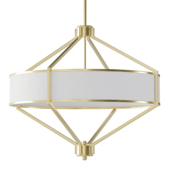 Open Design Zundo Old Gold 60 krémfehér-arany függesztett lámpa (OR-OR85839) E27 4 izzós IP20