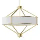 Open Design Zundo Old Gold 60 krémfehér-arany függesztett lámpa (OR-OR85839) E27 4 izzós IP20