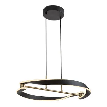 Rábalux Adalind fekete/ arany LED függesztett lámpa (RAB-72149) LED 1 izzós IP20