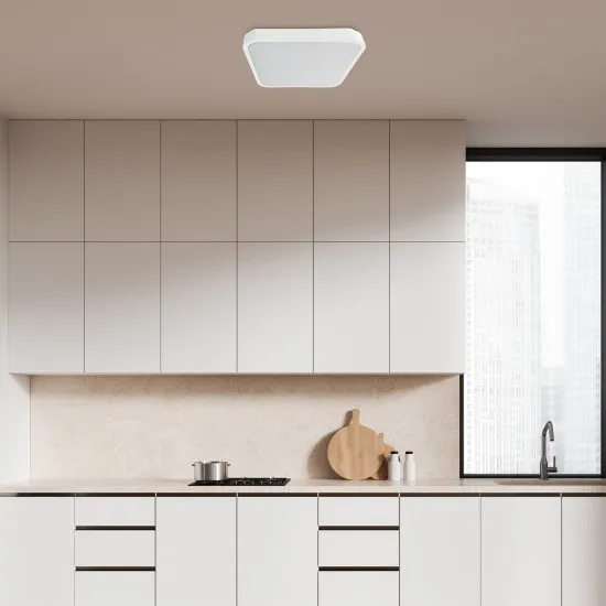 Rábalux Alenzo fehér fürdőszobai LED mennyezeti lámpa (RAB-71424) LED 1 izzós IP44