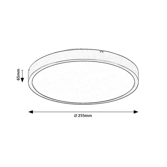 Rábalux Alenzo fehér fürdőszobai LED mennyezeti lámpa (RAB-71425) LED 1 izzós IP44