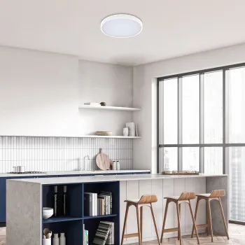 Rábalux Alenzo fehér fürdőszobai LED mennyezeti lámpa (RAB-71429) LED 1 izzós IP44