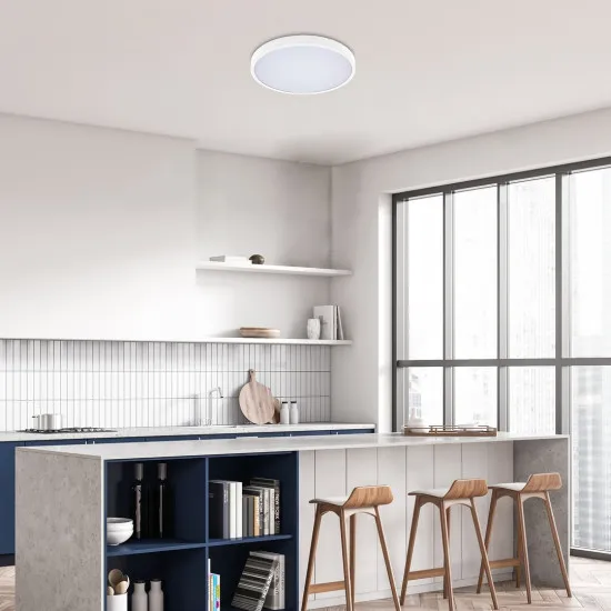 Rábalux Alenzo fehér fürdőszobai LED mennyezeti lámpa (RAB-71429) LED 1 izzós IP44