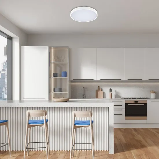 Rábalux Alenzo fehér fürdőszobai LED mennyezeti lámpa (RAB-71431) LED 1 izzós IP44