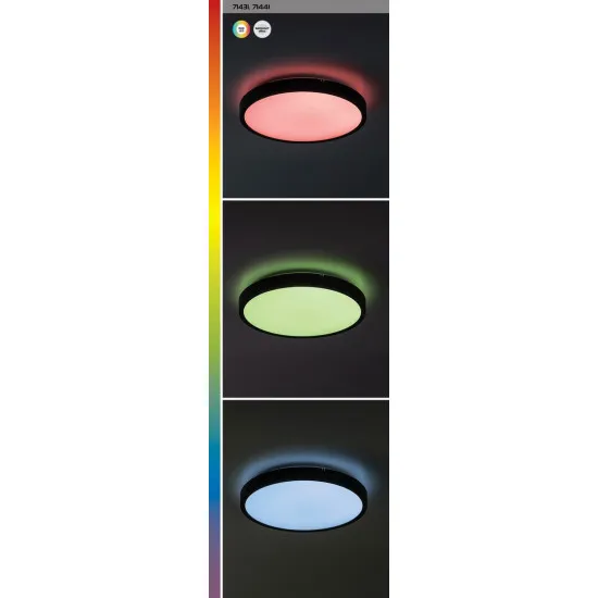 Rábalux Alenzo fehér fürdőszobai LED mennyezeti lámpa (RAB-71431) LED 1 izzós IP44