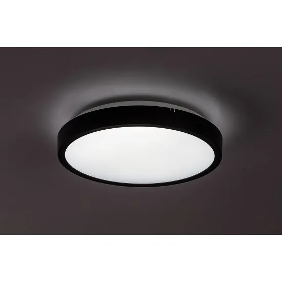 Rábalux Alenzo fekete fürdőszobai LED mennyezeti lámpa (RAB-71435) LED 1 izzós IP44