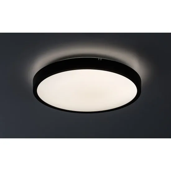 Rábalux Alenzo fekete fürdőszobai LED mennyezeti lámpa (RAB-71436) LED 1 izzós IP44