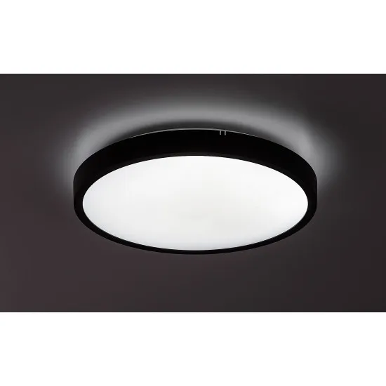 Rábalux Alenzo fekete fürdőszobai LED mennyezeti lámpa (RAB-71436) LED 1 izzós IP44