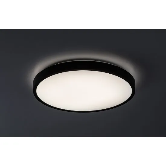 Rábalux Alenzo fekete fürdőszobai LED mennyezeti lámpa (RAB-71437) LED 1 izzós IP44