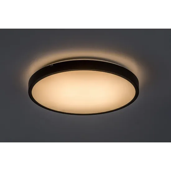 Rábalux Alenzo fekete fürdőszobai LED mennyezeti lámpa (RAB-71438) LED 1 izzós IP44