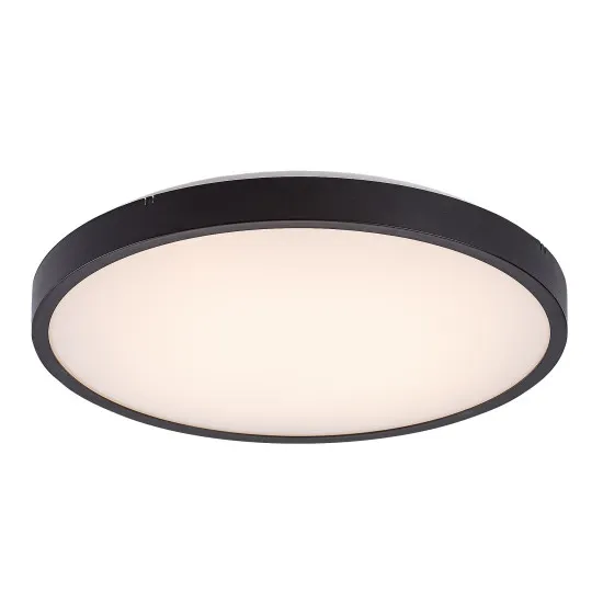 Rábalux Alenzo fekete fürdőszobai LED mennyezeti lámpa (RAB-71438) LED 1 izzós IP44