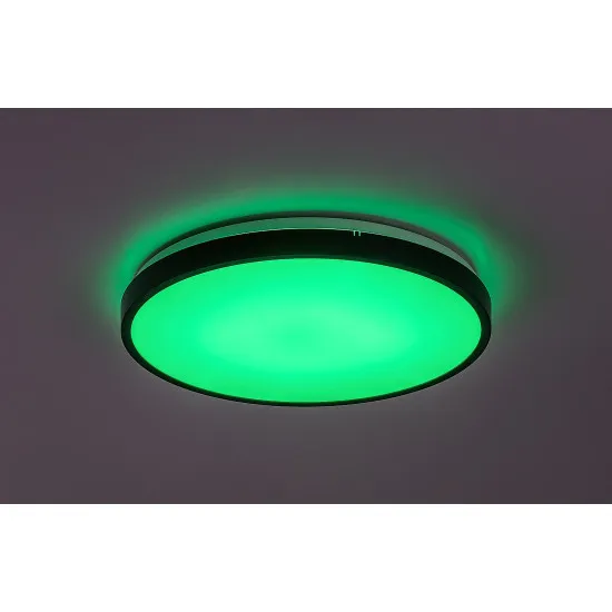Rábalux Alenzo fekete fürdőszobai LED mennyezeti lámpa (RAB-71441) LED 1 izzós IP44