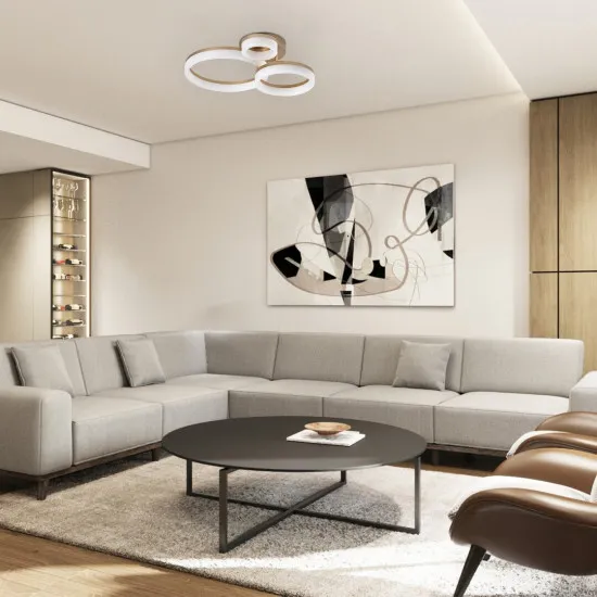 Rábalux Amilia arany LED mennyezeti lámpa (RAB-71383) LED 1 izzós IP20