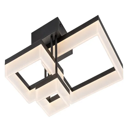 Rábalux Amilia fekete LED mennyezeti lámpa (RAB-71386) LED 1 izzós IP20