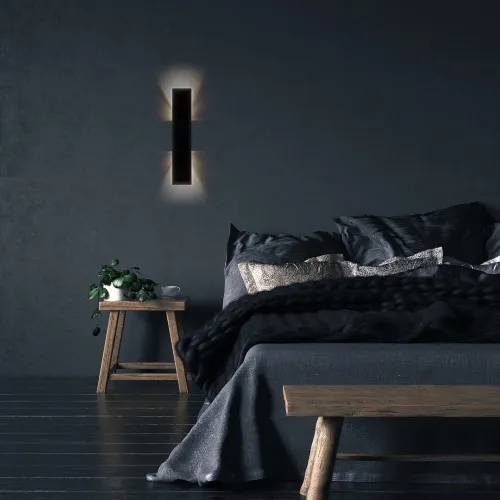Rábalux Ampel fekete LED falikar (RAB-71057) LED 1 izzós IP20
