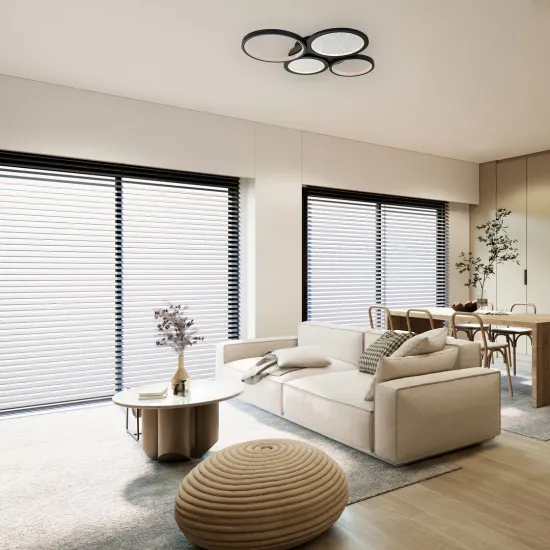 Rábalux Aranis fekete LED mennyezeti lámpa (RAB-71378) LED 1 izzós IP20