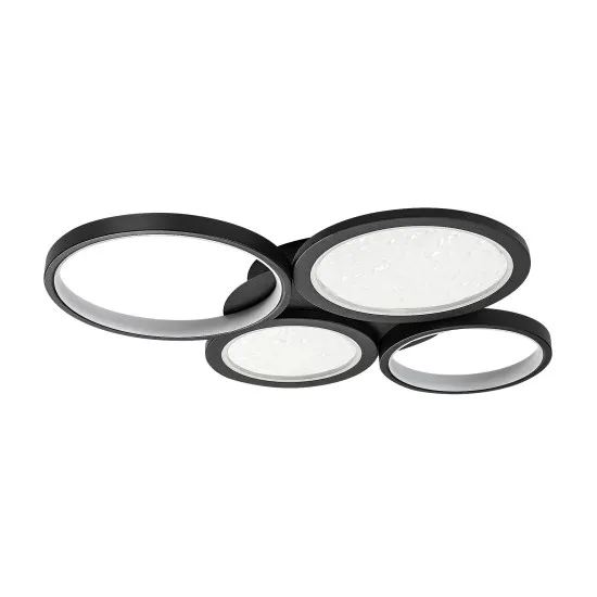 Rábalux Aranis fekete LED mennyezeti lámpa (RAB-71378) LED 1 izzós IP20