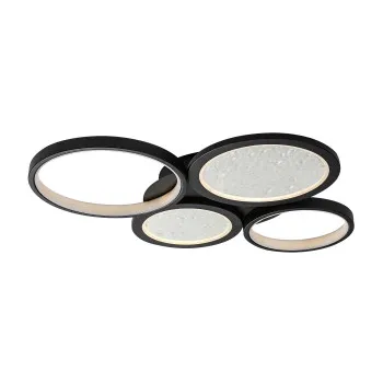 Rábalux Aranis fekete LED mennyezeti lámpa (RAB-71378) LED 1 izzós IP20