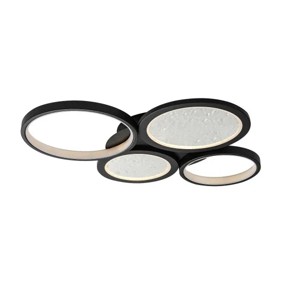 Rábalux Aranis fekete LED mennyezeti lámpa (RAB-71378) LED 1 izzós IP20