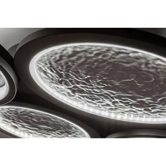 Rábalux Aranis fekete LED mennyezeti lámpa (RAB-71378) LED 1 izzós IP20