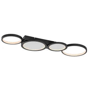 Rábalux Aranis fekete LED mennyezeti lámpa (RAB-71379) LED 1 izzós IP20