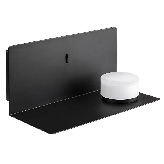 Rábalux Aranzo fekete LED fali lámpa polccal (RAB-71058) LED 1 izzós IP20