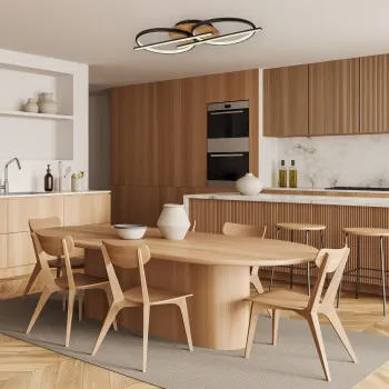 Rábalux Arash fekete LED mennyezeti lámpa (RAB-71403) LED 1 izzós IP20