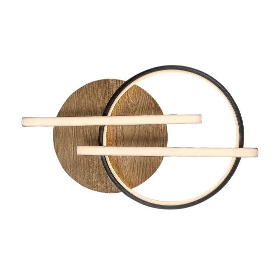 Rábalux Arash fekete LED mennyezeti lámpa (RAB-71404) LED 1 izzós IP20