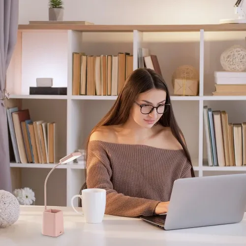 Rábalux Arvid rózsaszín LED asztali lámpa (RAB-74245) LED 1 izzós IP20