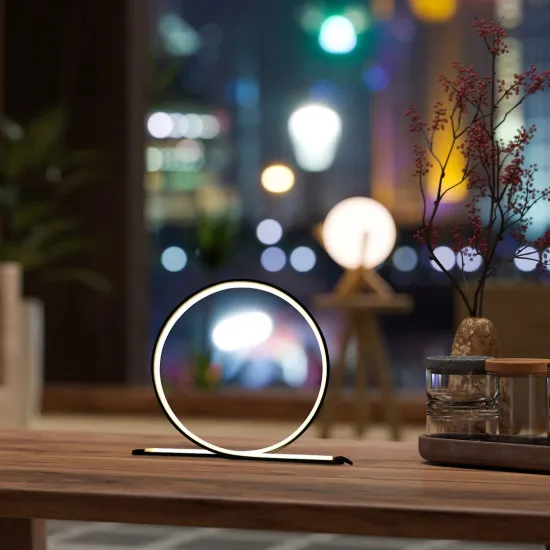 Rábalux Azula fekete hordozható LED asztali lámpa (RAB-74210) LED 1 izzós IP20