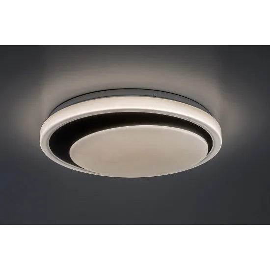 Rábalux Barbora fehér-fekete LED mennyezeti lámpa (RAB-71273) LED 1 izzós IP20