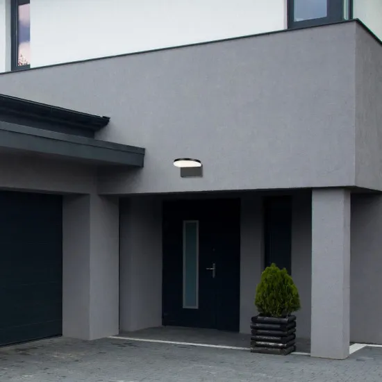 Rábalux Batida fekete LED kültéri fali lámpa (RAB-77117) LED 1 izzós IP54