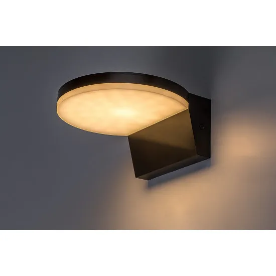 Rábalux Batida fekete LED kültéri fali lámpa (RAB-77117) LED 1 izzós IP54