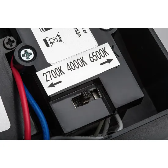 Rábalux Batida fekete mozgásérzékelős LED kültéri fali lámpa (RAB-77119) LED 1 izzós IP54