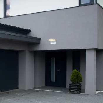 Rábalux Batida fehér mozgásérzékelős LED kültéri fali lámpa (RAB-77120) LED 1 izzós IP54