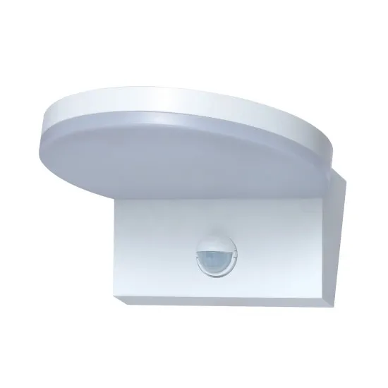 Rábalux Batida fehér mozgásérzékelős LED kültéri fali lámpa (RAB-77120) LED 1 izzós IP54