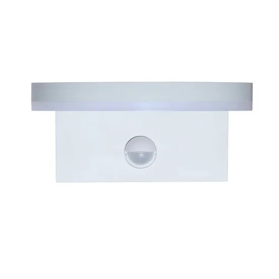 Rábalux Batida fehér mozgásérzékelős LED kültéri fali lámpa (RAB-77120) LED 1 izzós IP54