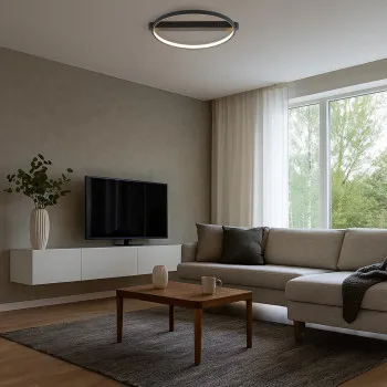 Rábalux Beliza fekete LED mennyezeti lámpa (RAB-71344) LED 1 izzós IP20