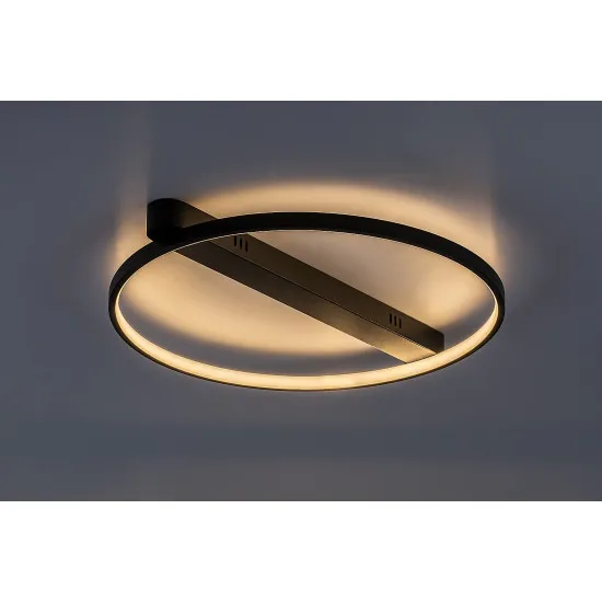 Rábalux Beliza fekete LED mennyezeti lámpa (RAB-71344) LED 1 izzós IP20