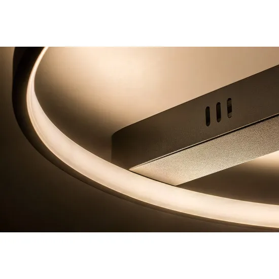 Rábalux Beliza fekete LED mennyezeti lámpa (RAB-71344) LED 1 izzós IP20