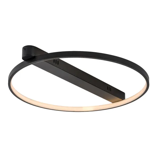 Rábalux Beliza fekete LED mennyezeti lámpa (RAB-71344) LED 1 izzós IP20