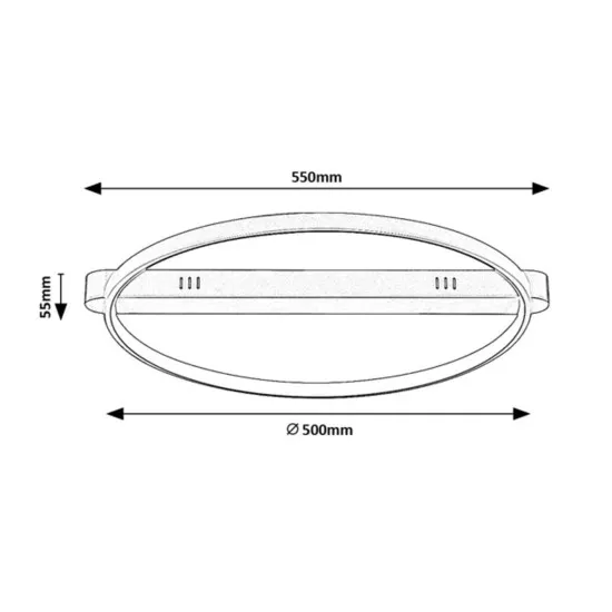 Rábalux Beliza arany LED mennyezeti lámpa (RAB-71347) LED 1 izzós IP20