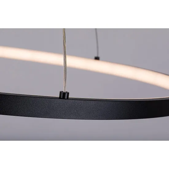 Rábalux Beliza fekete LED függesztett lámpa (RAB-72344) LED 1 izzós IP20