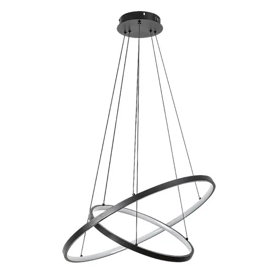 Rábalux Beliza fekete LED függesztett lámpa (RAB-72345) LED 1 izzós IP20