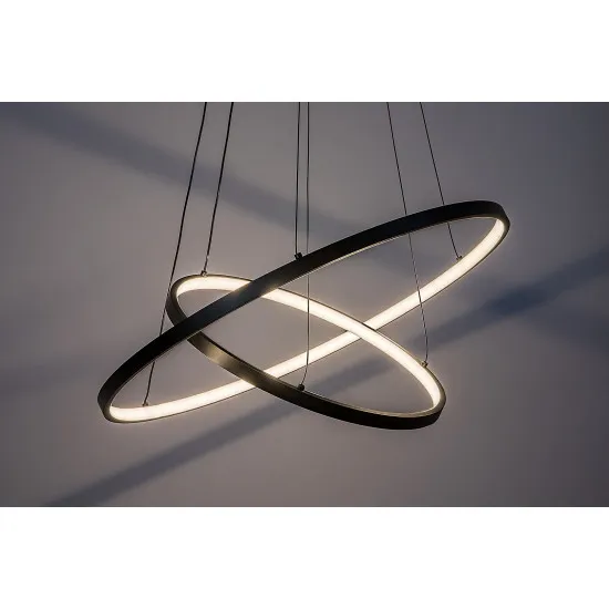 Rábalux Beliza fekete LED függesztett lámpa (RAB-72345) LED 1 izzós IP20