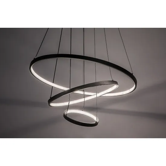 Rábalux Beliza fekete LED függesztett lámpa (RAB-72346) LED 1 izzós IP20