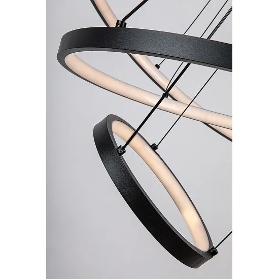 Rábalux Beliza fekete LED függesztett lámpa (RAB-72346) LED 1 izzós IP20