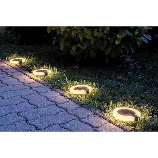 Rábalux Bokod fekete LED napelemes kültéri leszúrható lámpa (RAB-77187) LED 1 izzós IP44